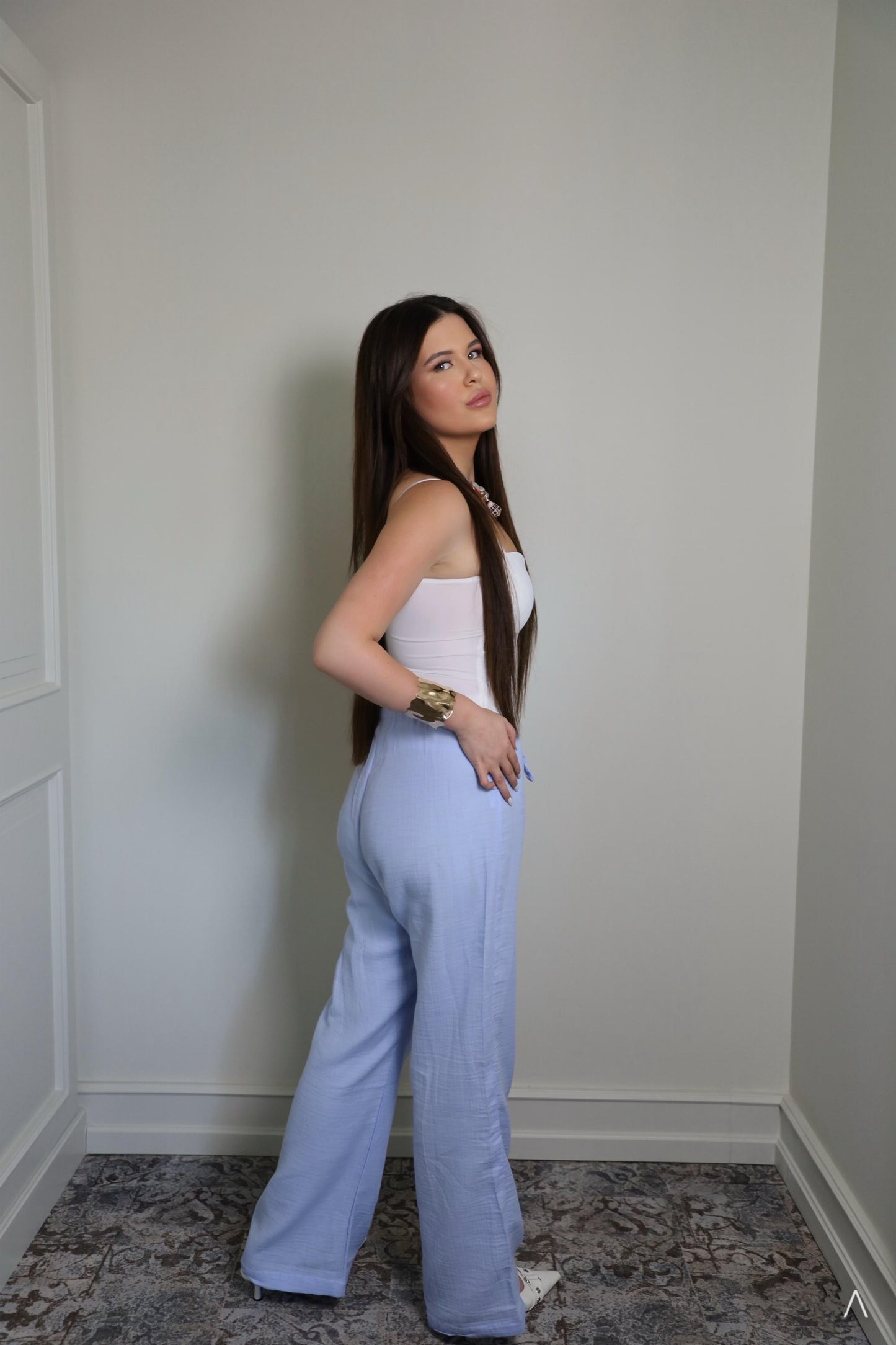 Син панталон