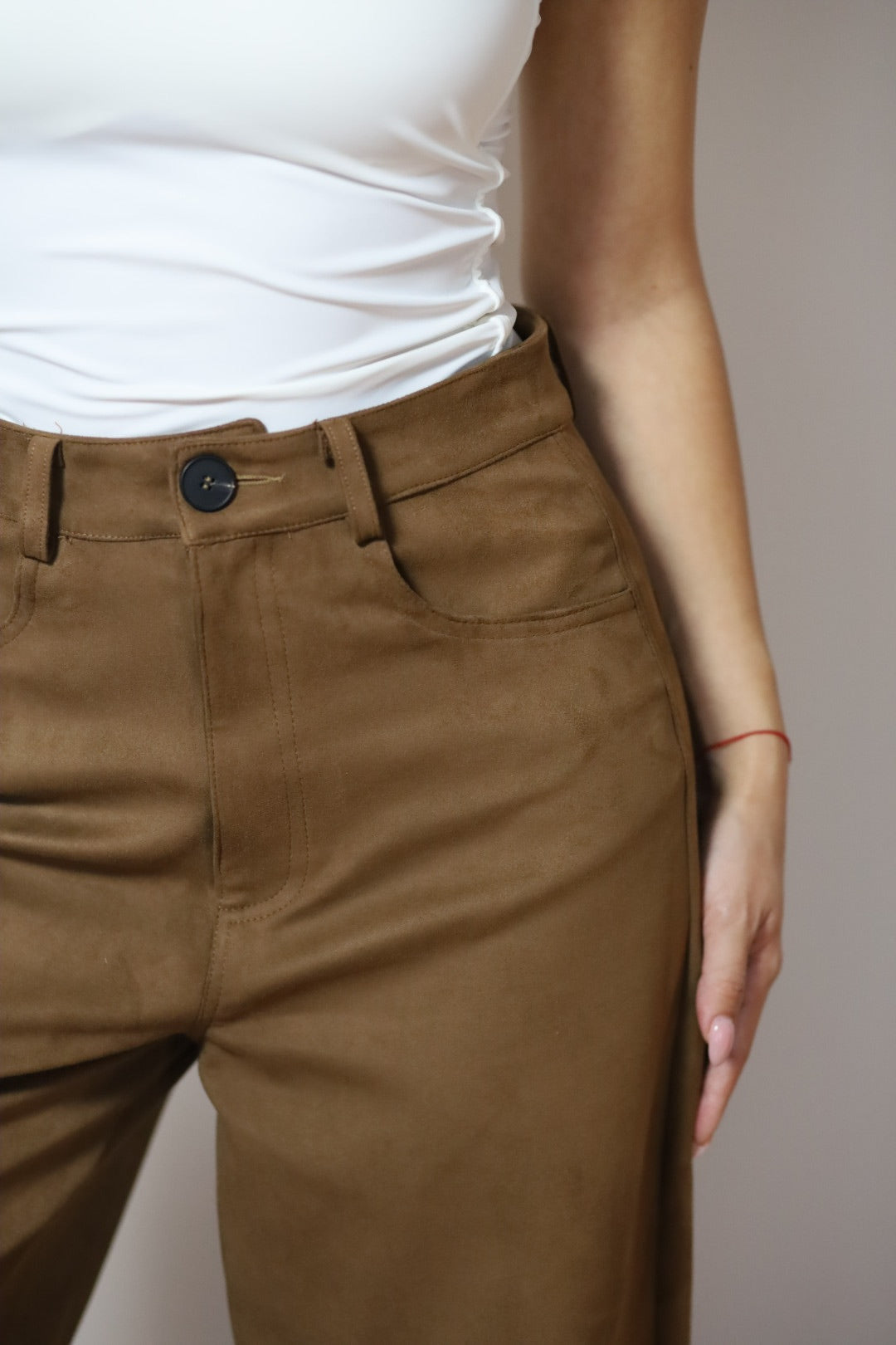 Кафяви велурени панталони